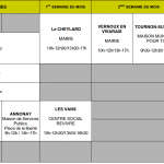 lieu de rendez-vous de nos permanences