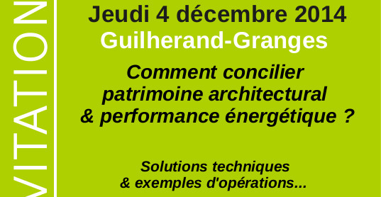 5 à 7 de l’éco-construction : Comment concilier patrimoine architectural et performance énergétique ?