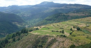 Une vue de la commune de Saint Clément en Ardèche